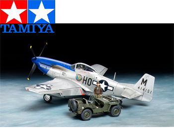North American P-51D & Willys 1:48 - 25205